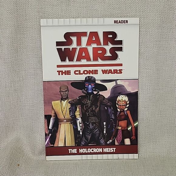 Star Wars The Clone War paperback books VHS movie, hot wheels car - Picture 6 of 15